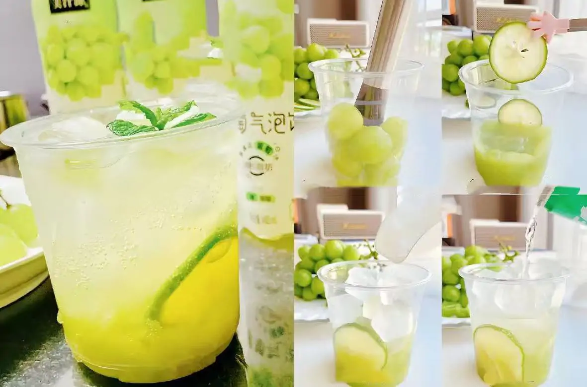 shine muscat grapes healthy snack green grapes